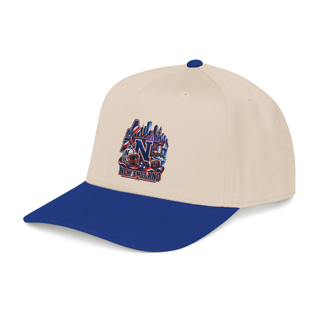 New England Football Mid Profile Baseball Cap