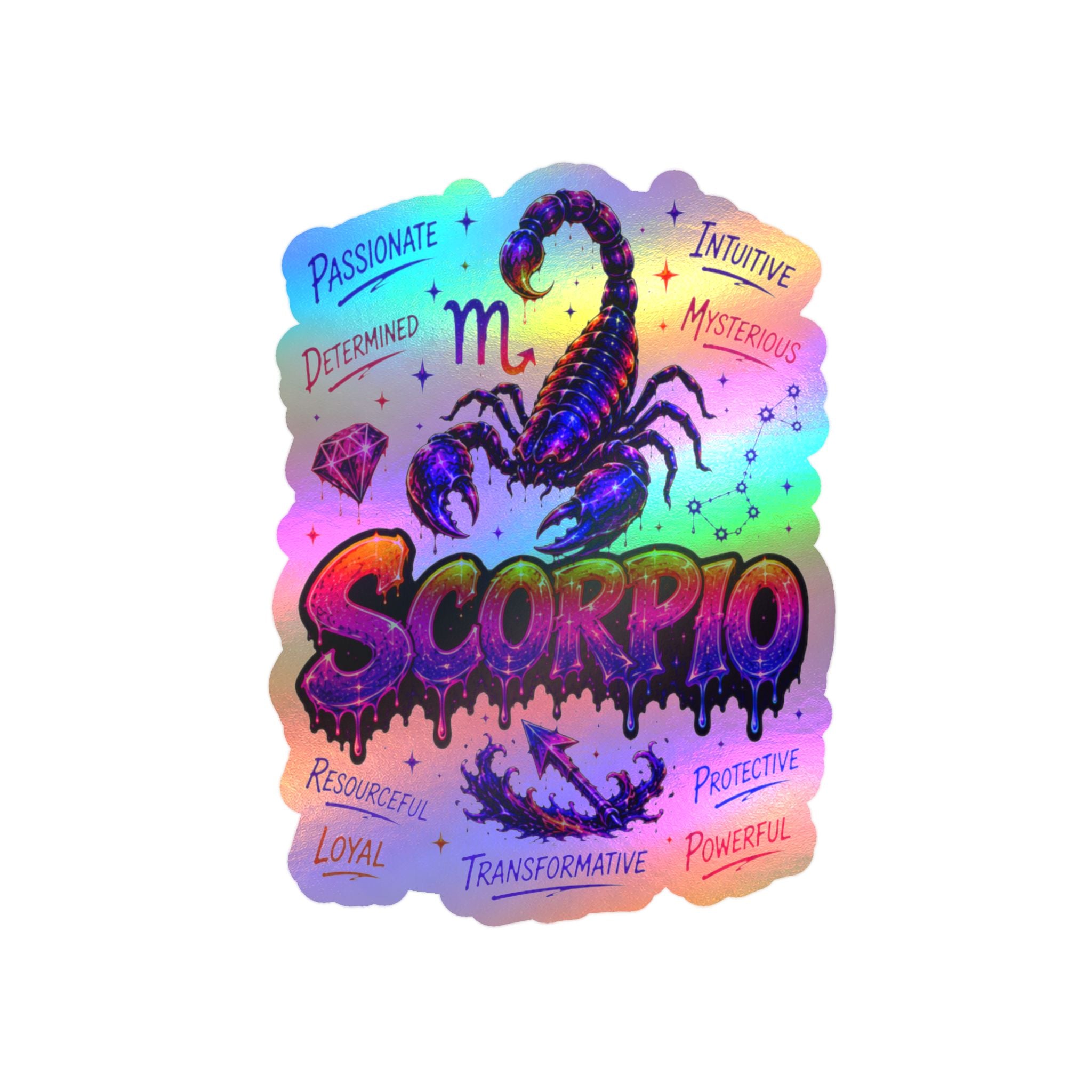 Scorpio Zodiac Kiss-Cut Vinyl Decals