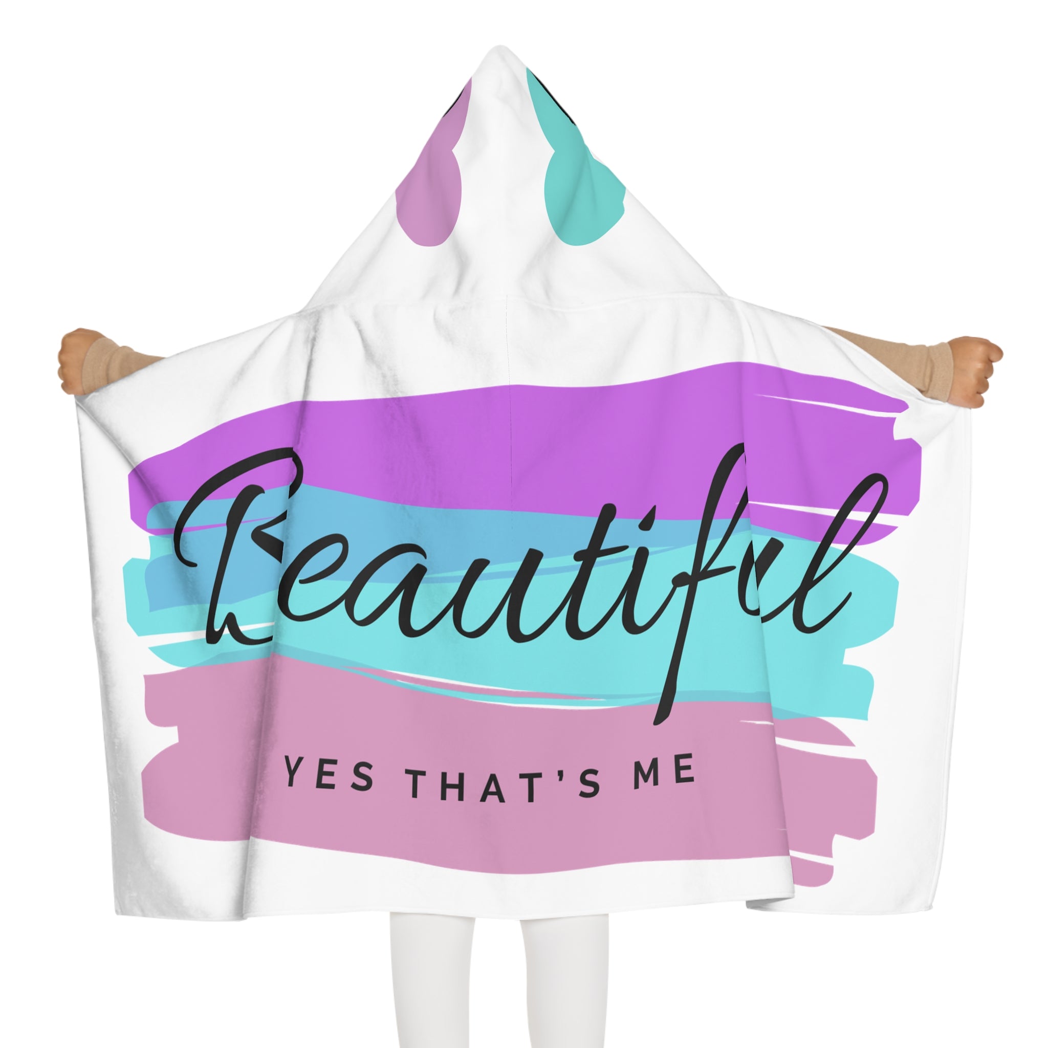 Beautiful That’s Me Youth Hooded Towel
