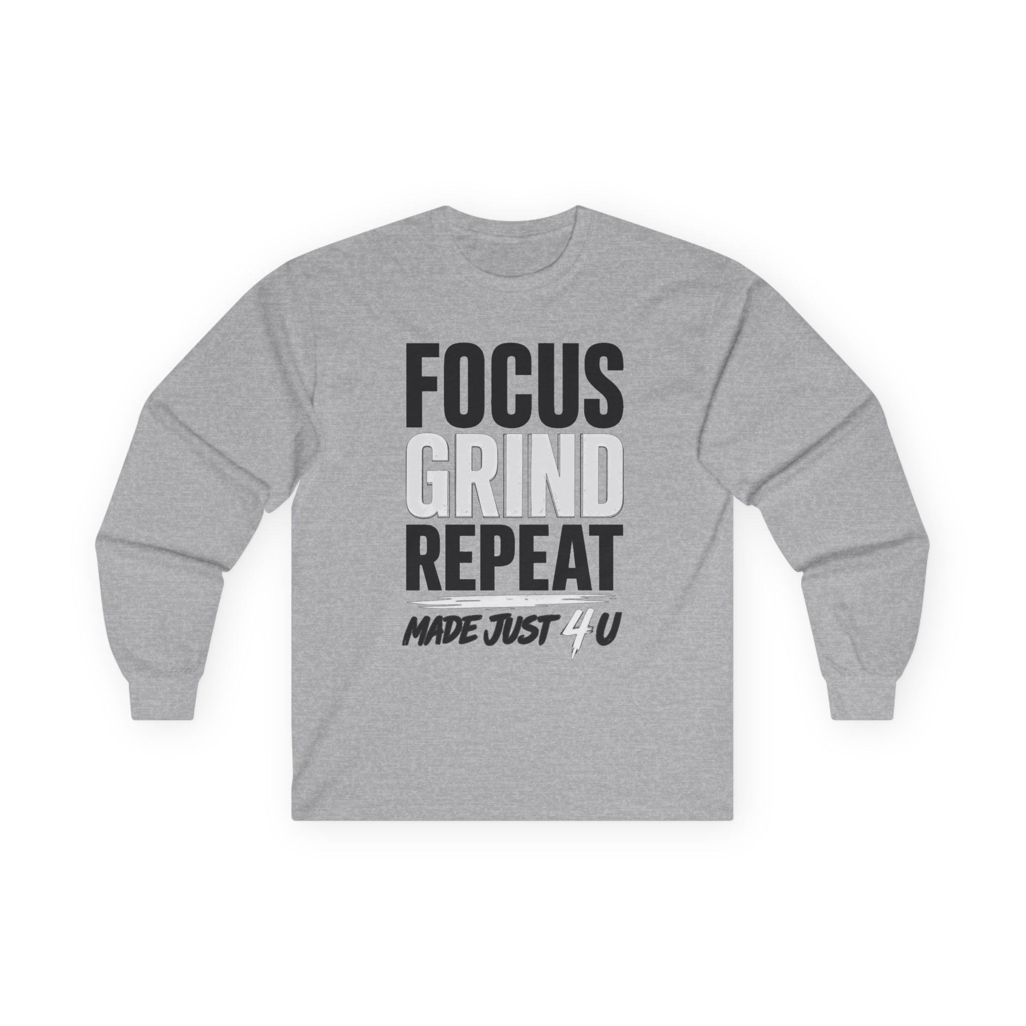 Focus Grind Repeat Long Sleeve Tee