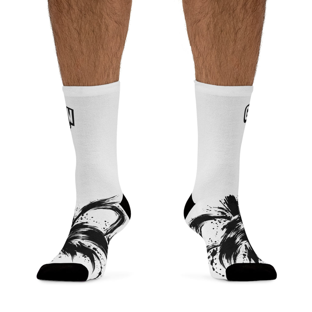 Grind Now Shine Later Paint Brush Unisex Crew Socks