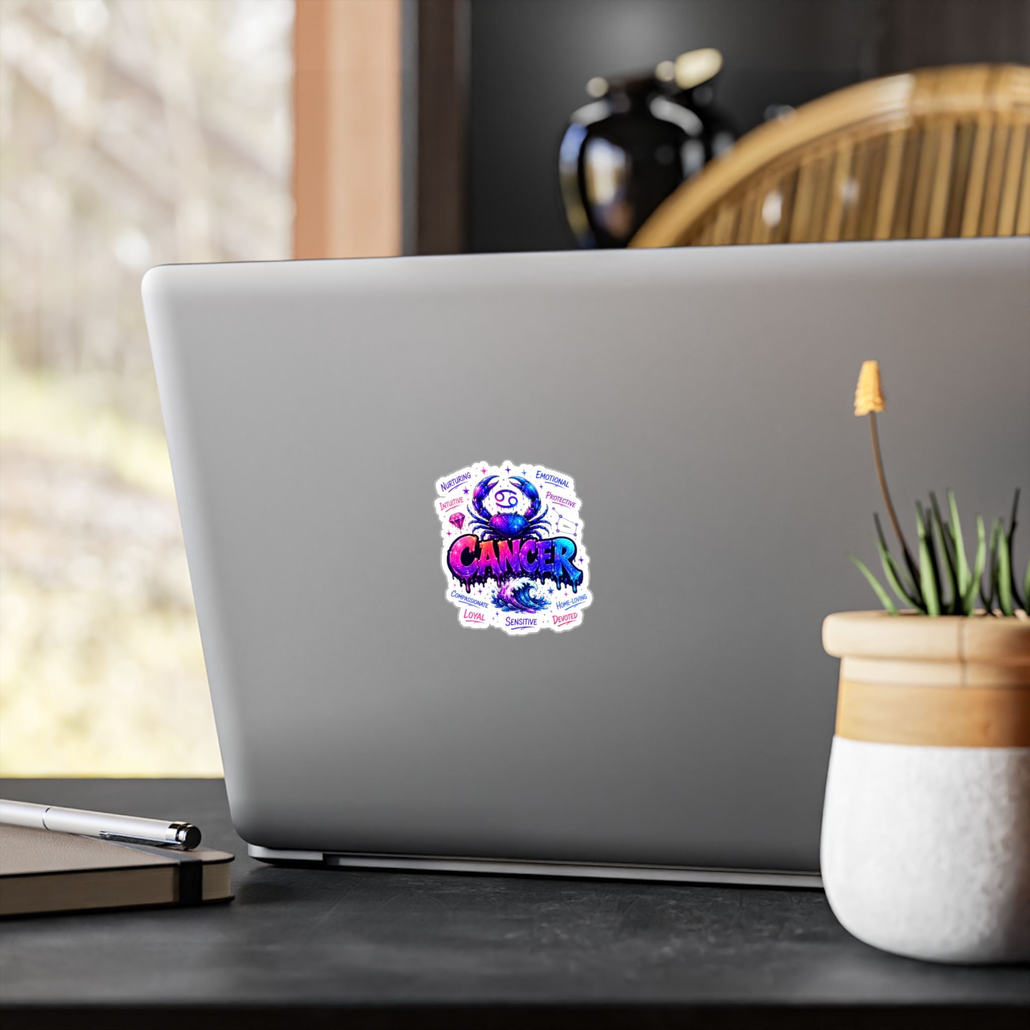 Cancer Zodiac Kiss-Cut Vinyl Decals