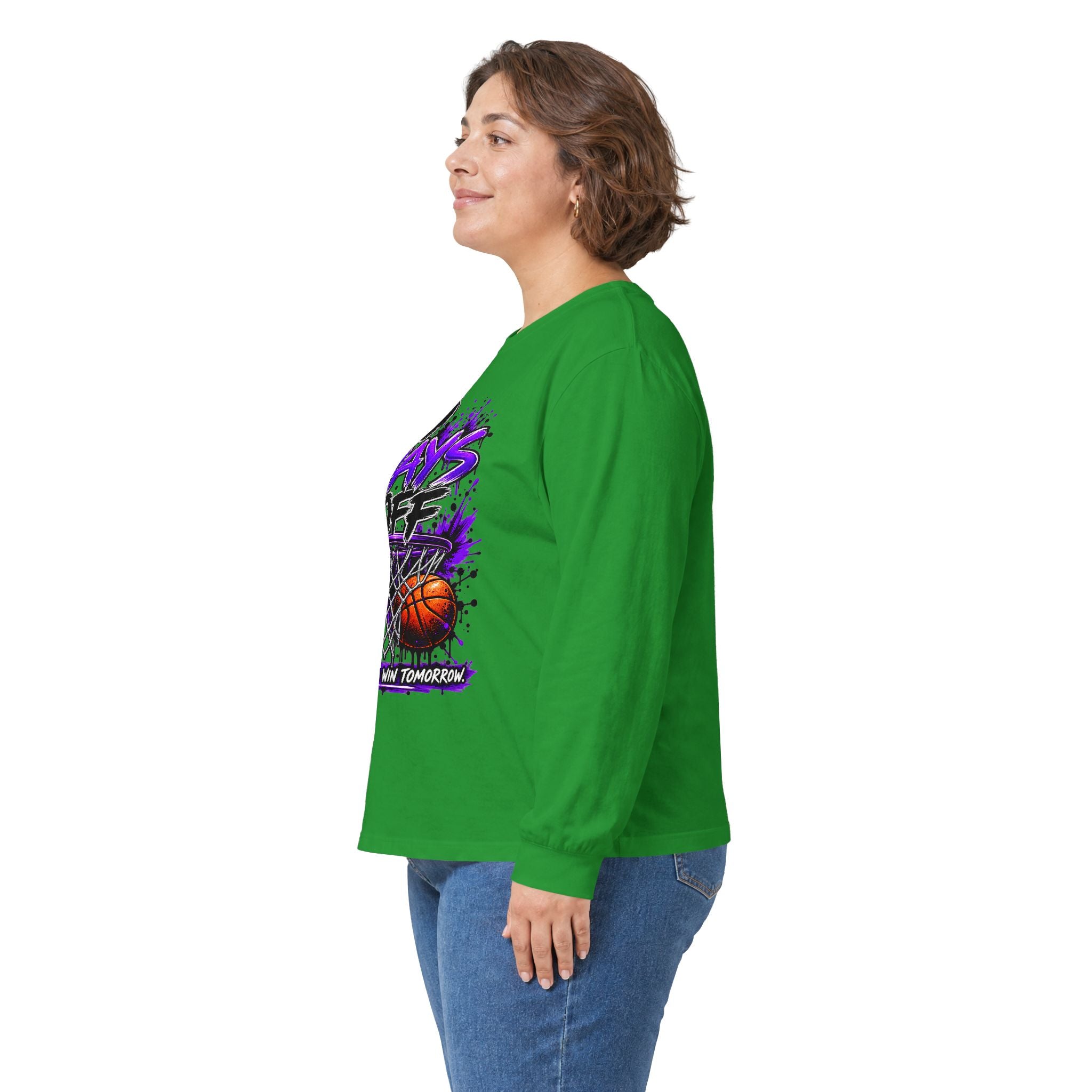 No Days Off Cotton Long Sleeve Tee
