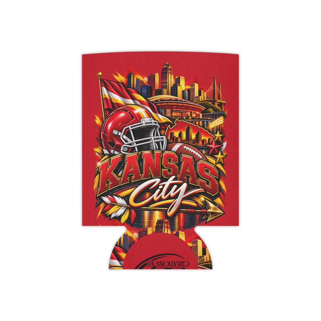 Kansas City Football Can Cooler Sleeve