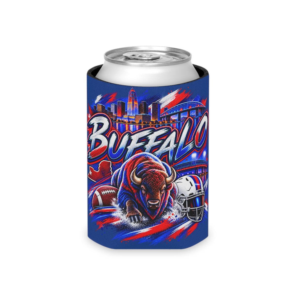 Buffalo Football Can Cooler Sleeve