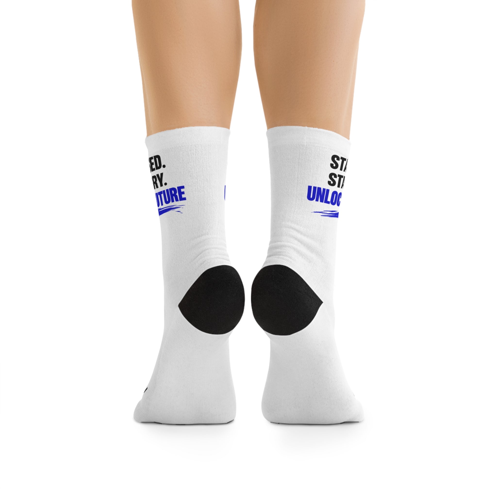 Unisex Stay Focused Poly Socks