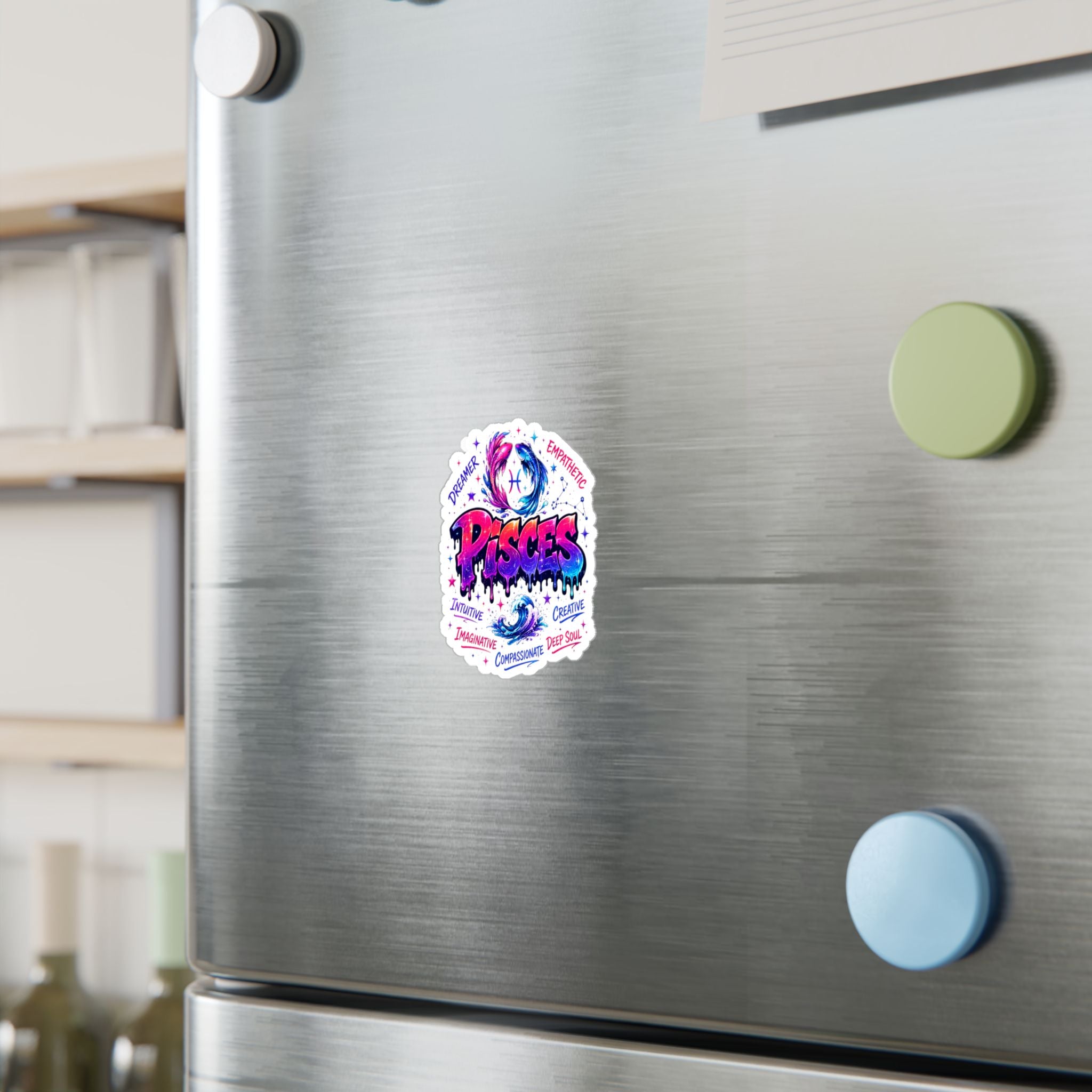 Pisces Zodiac Kiss-Cut Vinyl Decals
