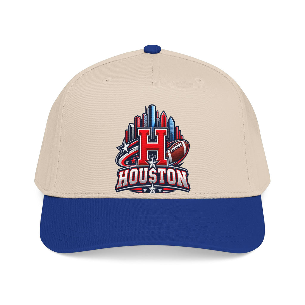Houston Football Mid Profile Baseball Cap