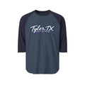 Tyler Unisex Three-Quarter Sleeve Raglan Shirt