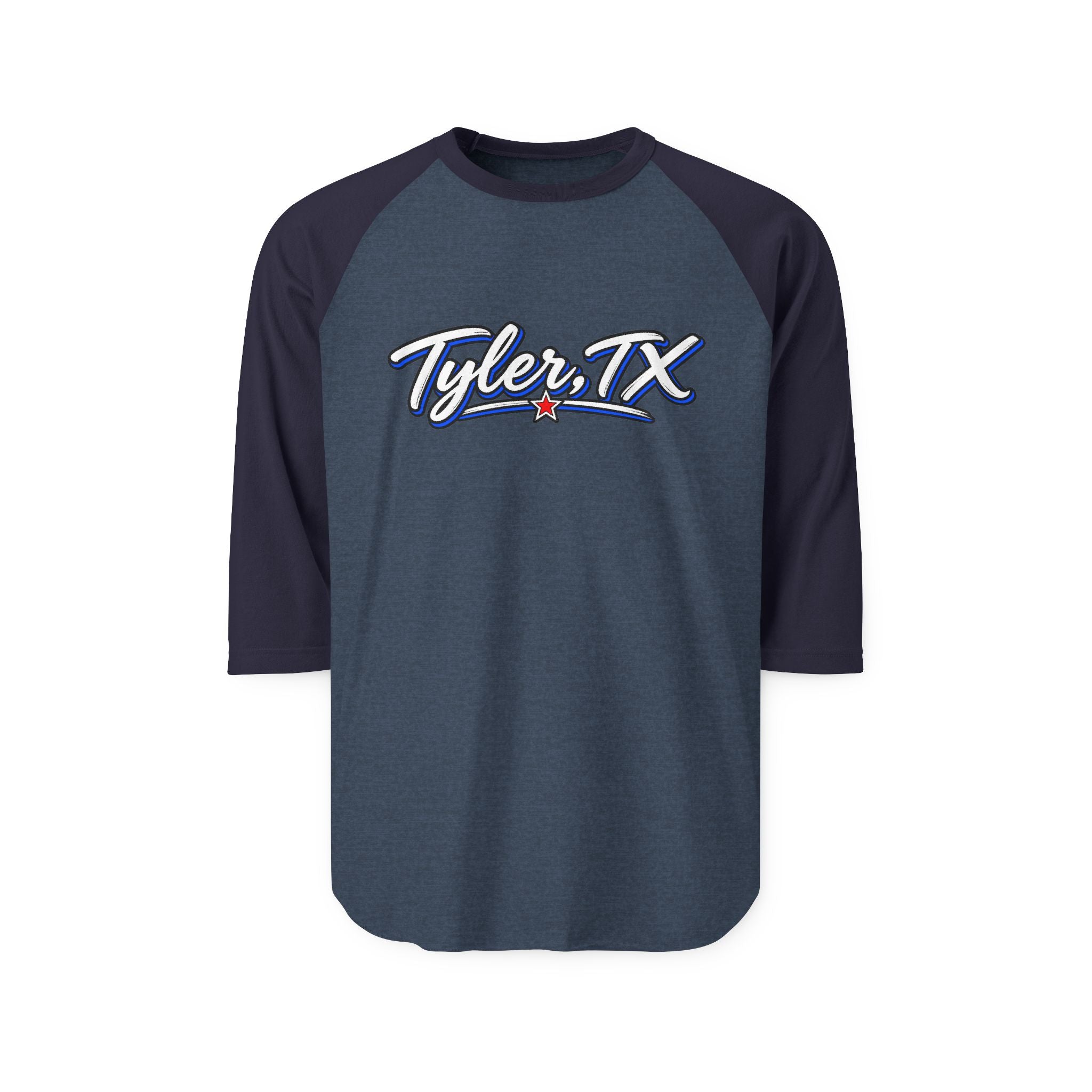 Tyler Unisex Three-Quarter Sleeve Raglan Shirt