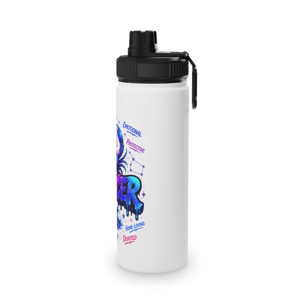 Cancer Stainless Steel Water Bottle, Sports lids