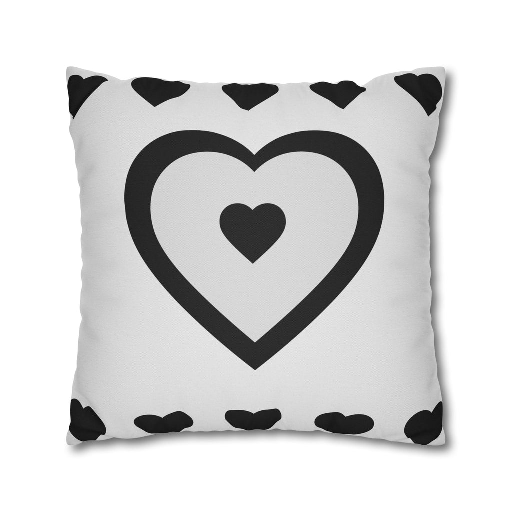 Decorative Pillow — "What You See Others May Not See" Black & White Inspirational Throw Pillow