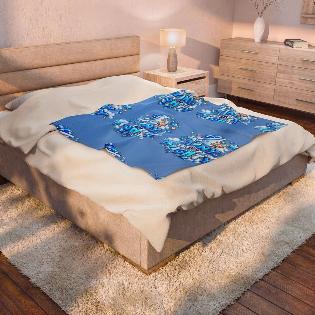 Tiny But Mighty Plush Velveteen Blanket