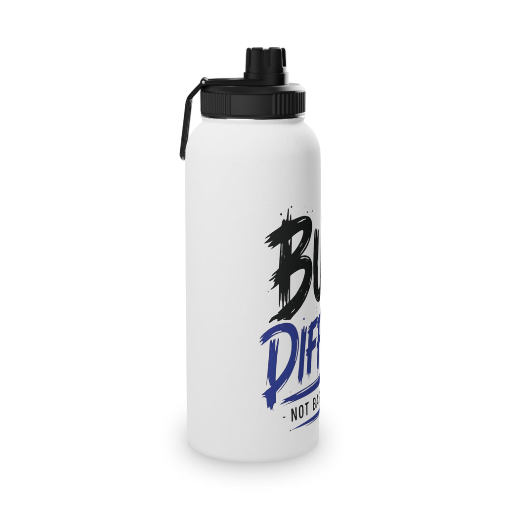 Built Different Stainless Steel Water Bottle, Sports Lid