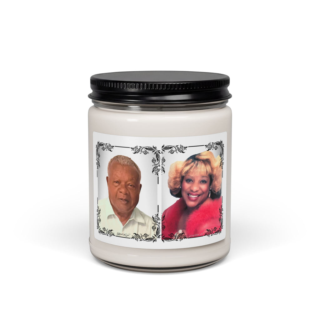 Personalized Photo Scented Soy Candle, 9oz