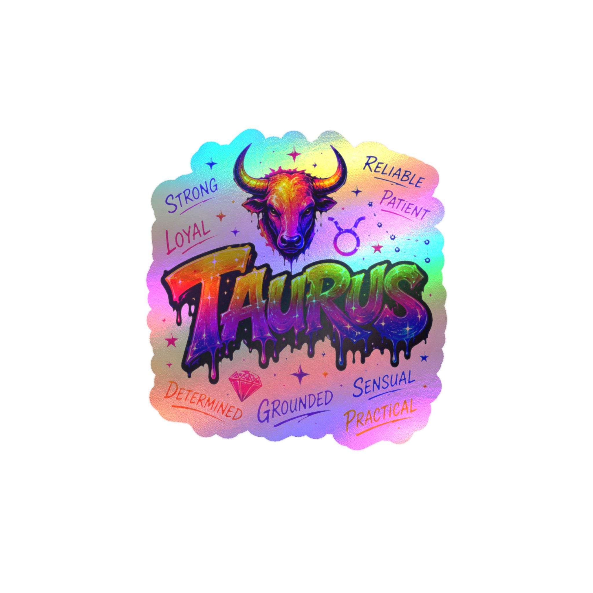 Taurus Zodiac Kiss-Cut Vinyl Decals