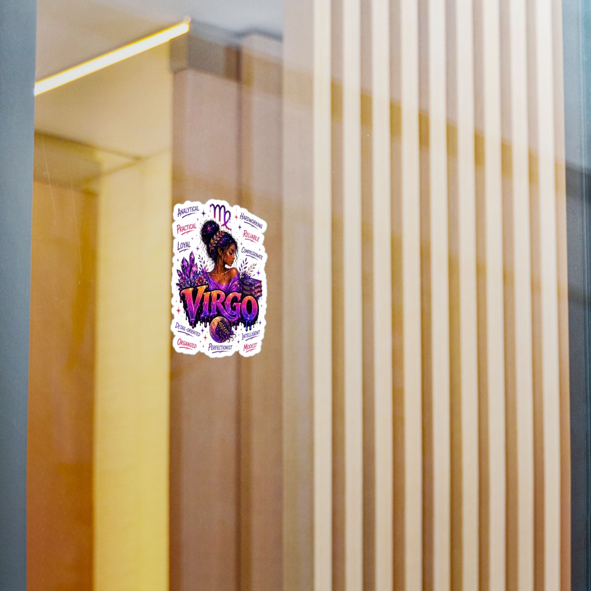 Virgo Zodiac Kiss-Cut Vinyl Decals