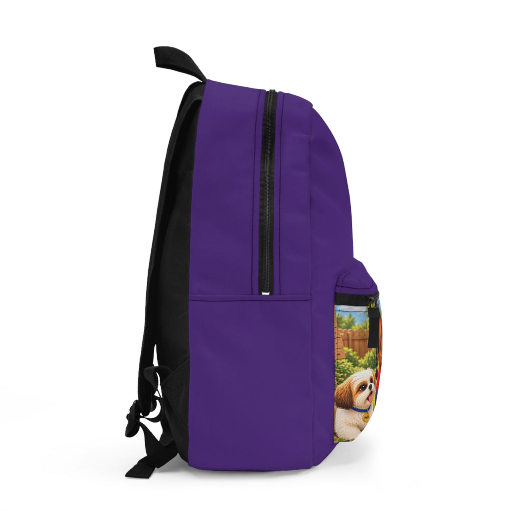 Bria’s Backyard Fun Kids Backpack Purple