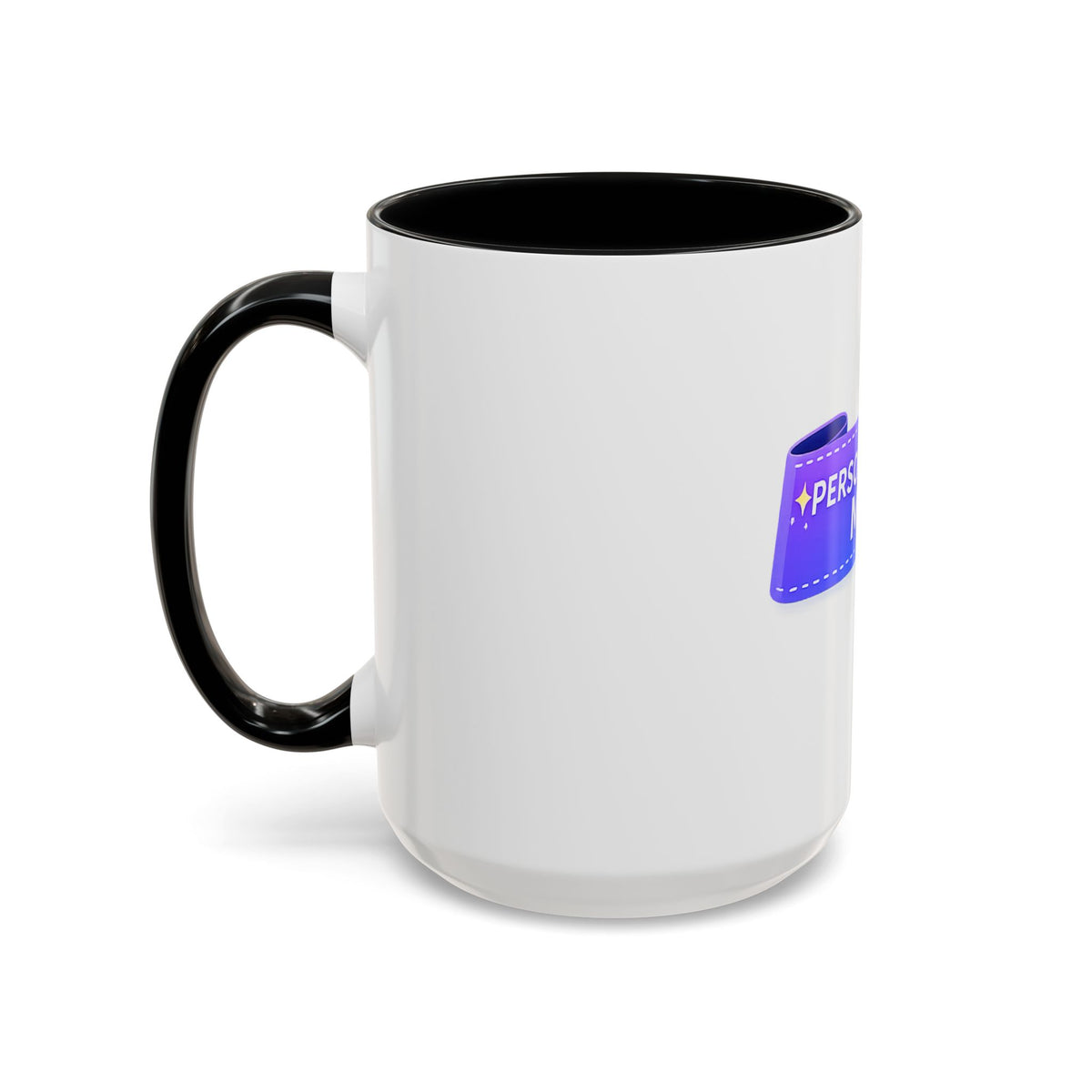 Personalized Accent Coffee Mug — Customizable 11/15oz Gift Mug