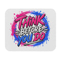 Think Before You Do Mouse Pad