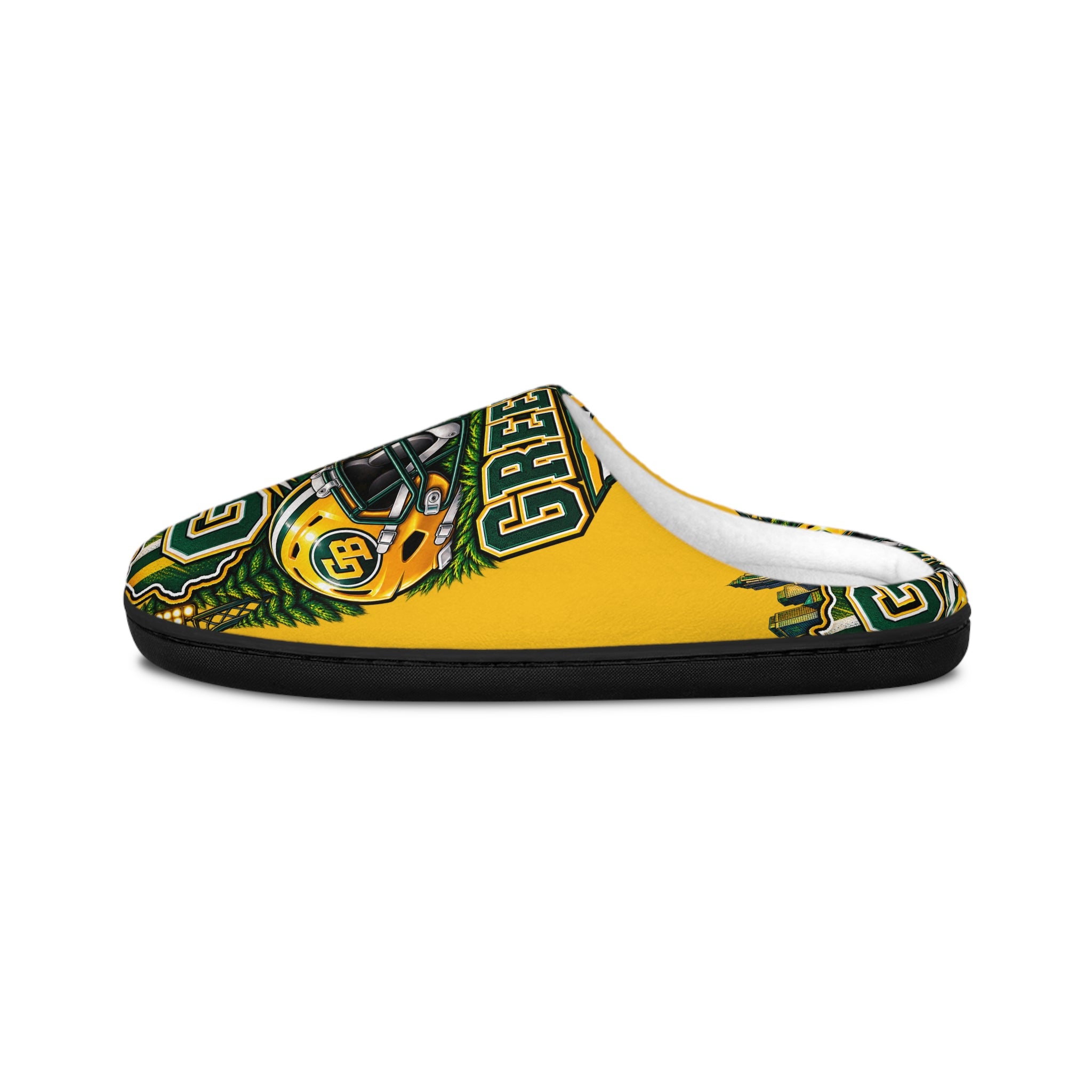 Green Bay Football  Men's Indoor Slippers