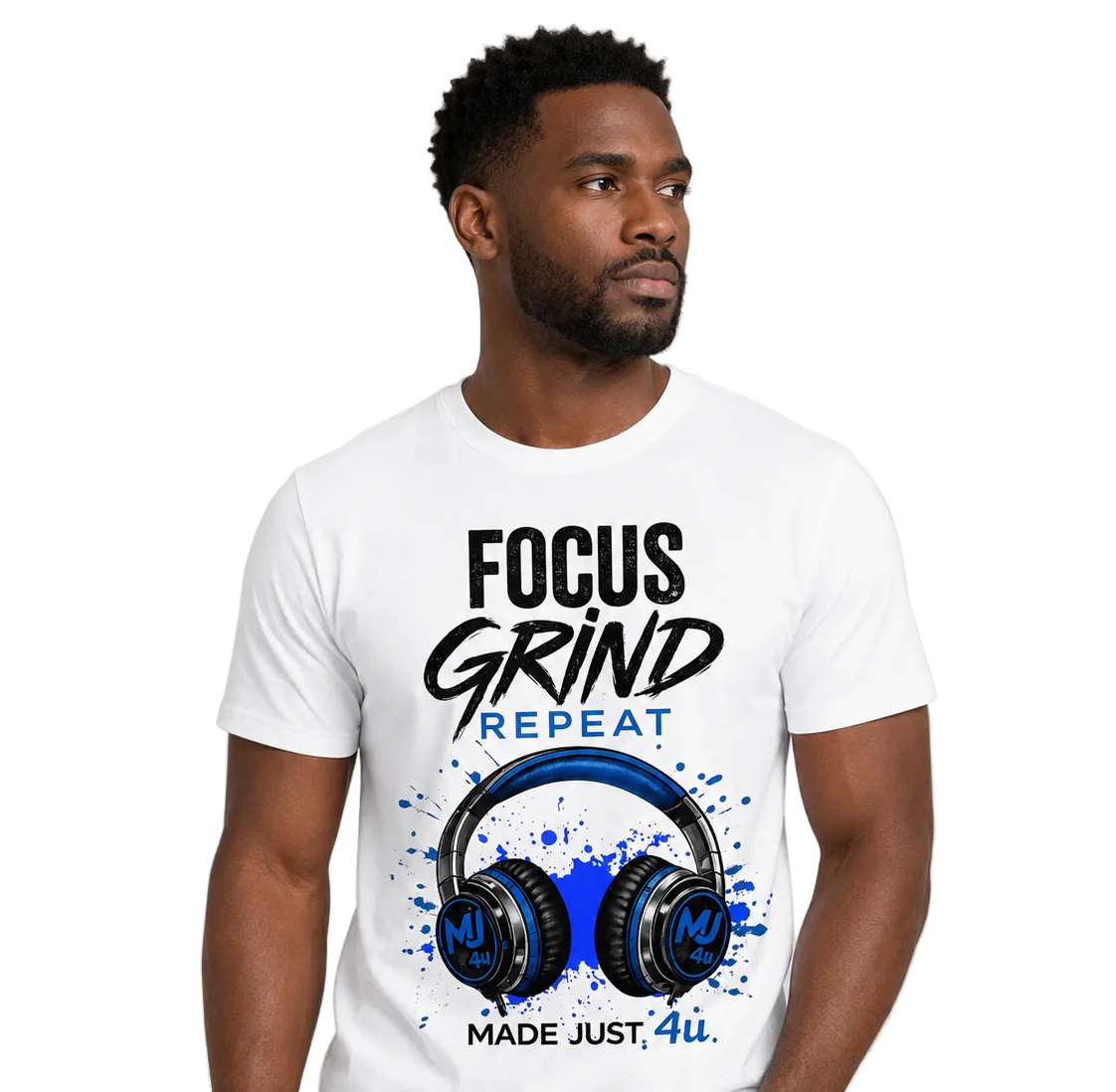 Focus Grind Repeat Unisex T-Shirt