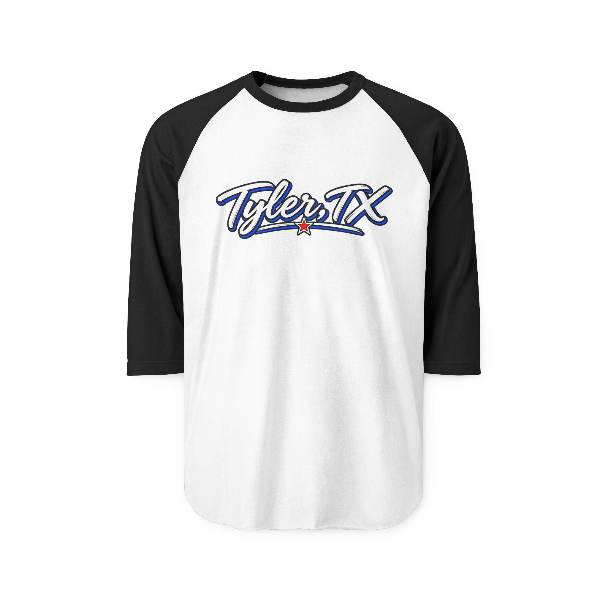 Tyler Unisex Three-Quarter Sleeve Raglan Shirt
