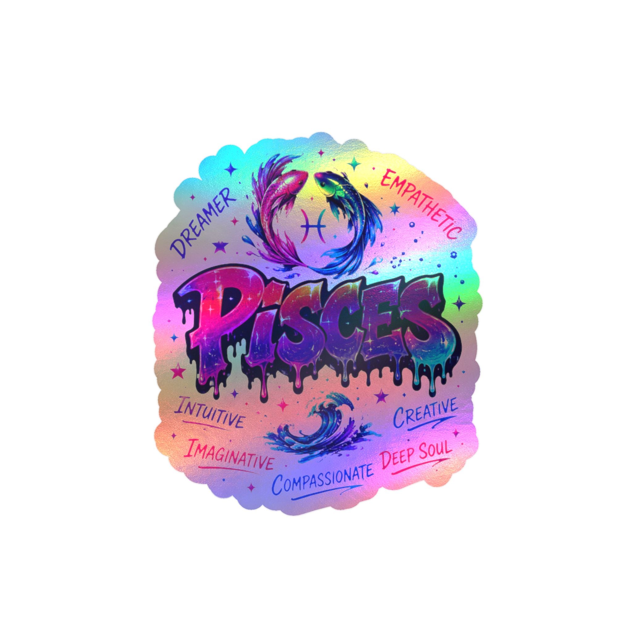 Pisces Zodiac Kiss-Cut Vinyl Decals