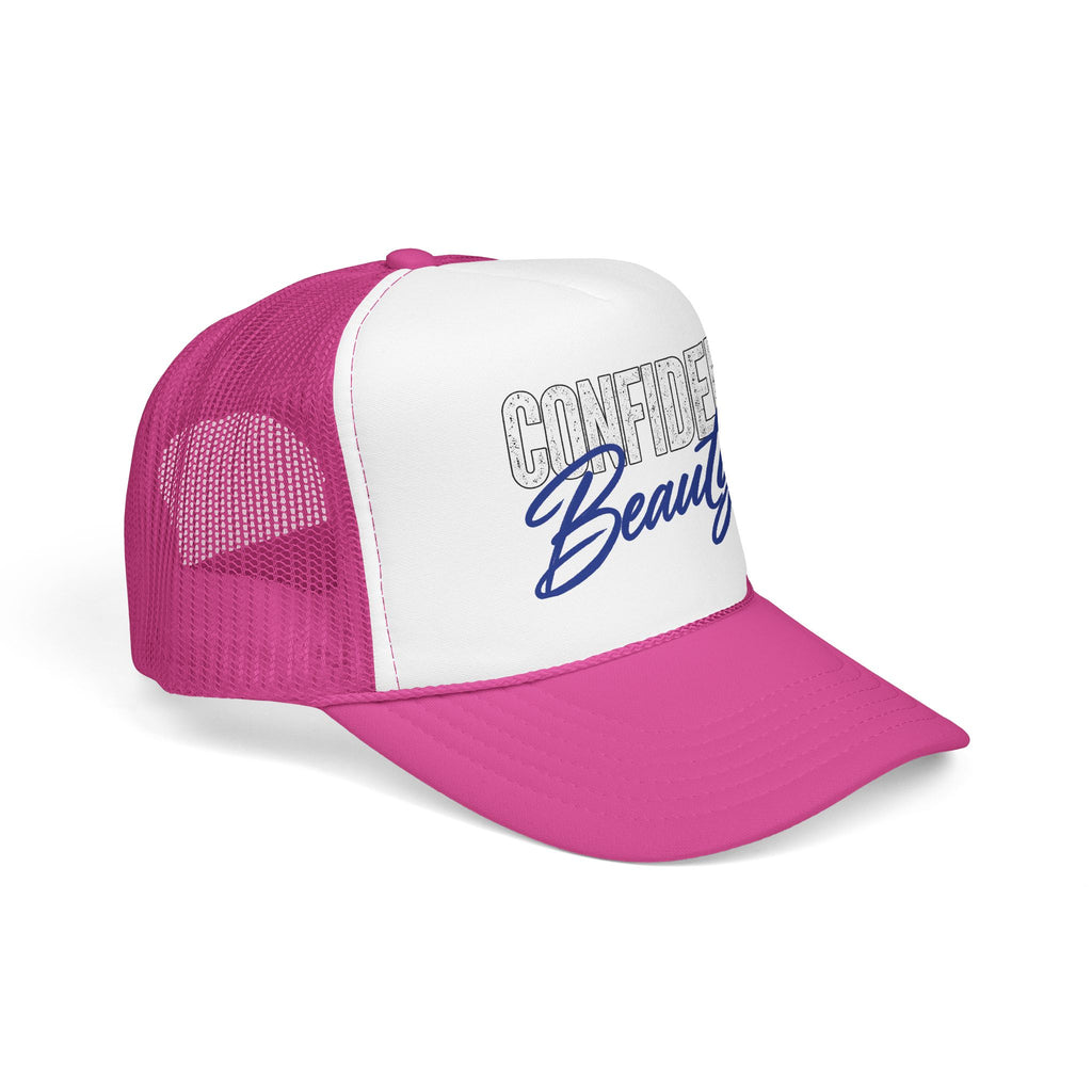 Confident Beauty Foam Trucker Mesh Cap