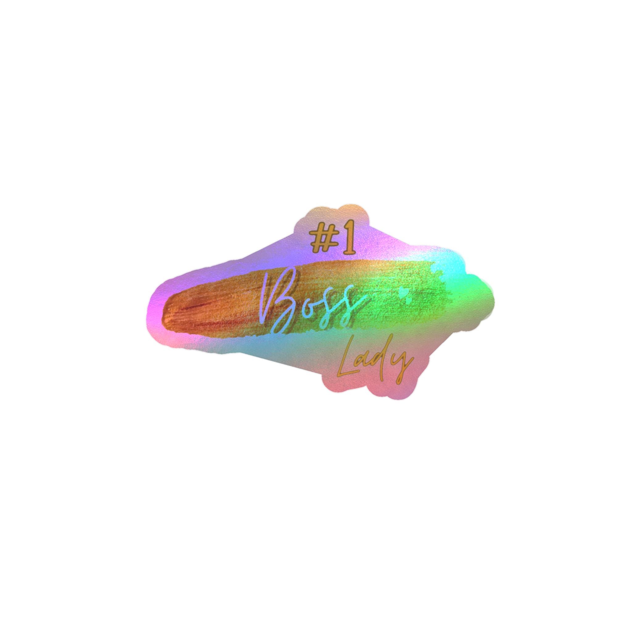 # 1 Boss Lady Kiss-Cut Vinyl Decals