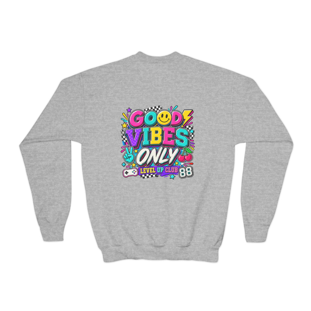 Good Vibes Youth Crewneck Sweatshirt