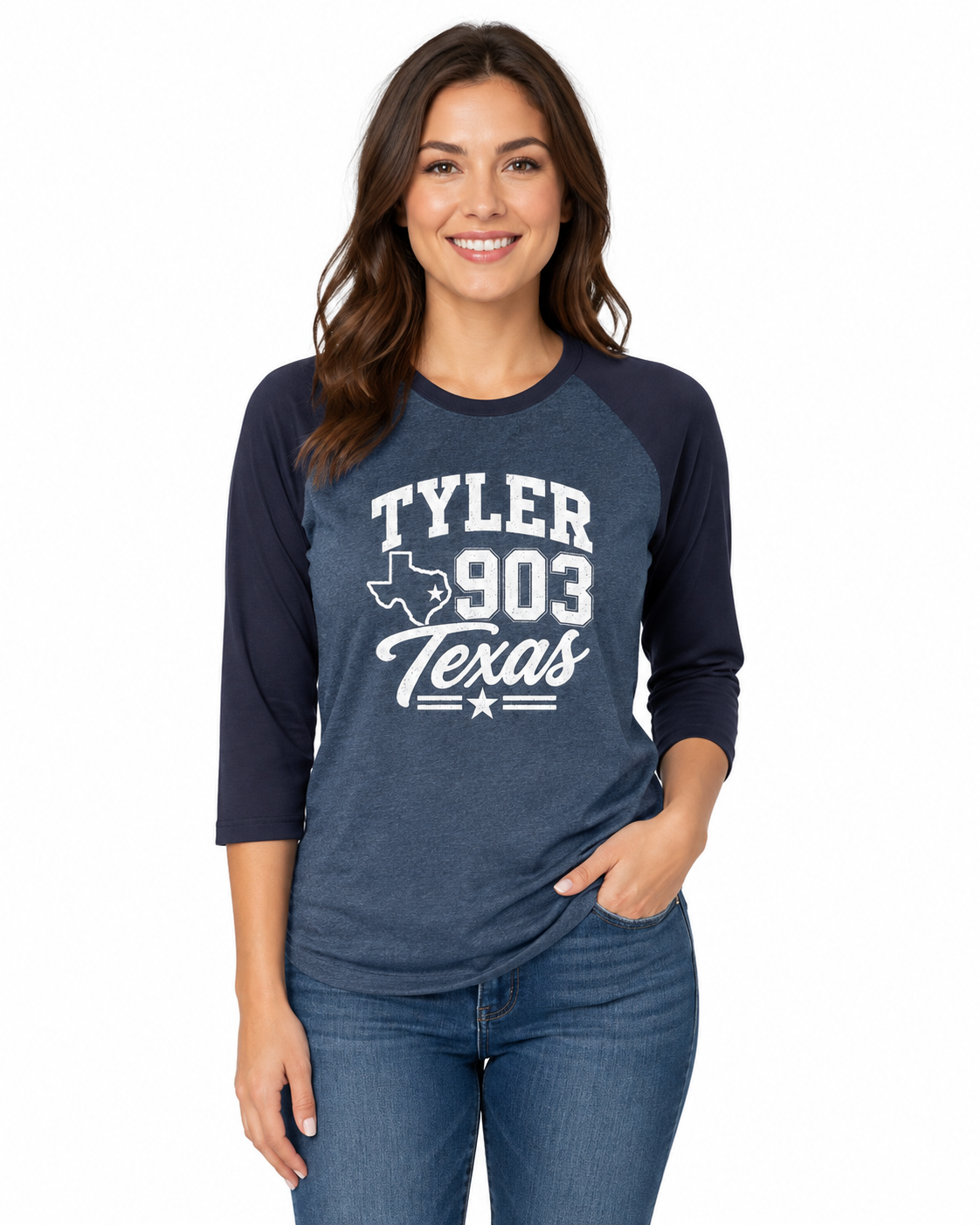 Tyler 903 Unisex Three-Quarter Sleeve Raglan Shirt