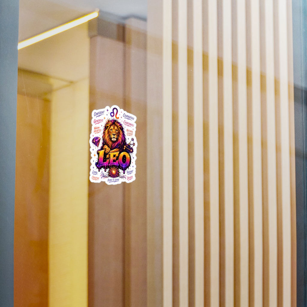 Leo Zodiac Kiss-Cut Vinyl Decals