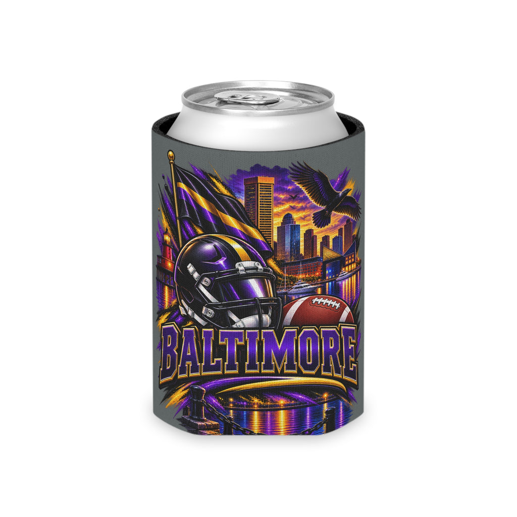 Baltimore Football Can Cooler Sleeve