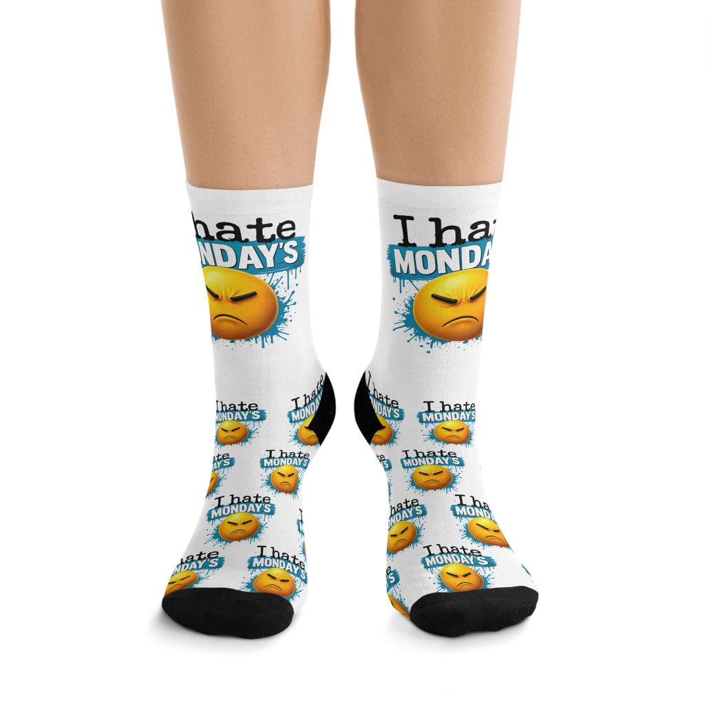 Unisex I Hate Monday’s Poly Socks