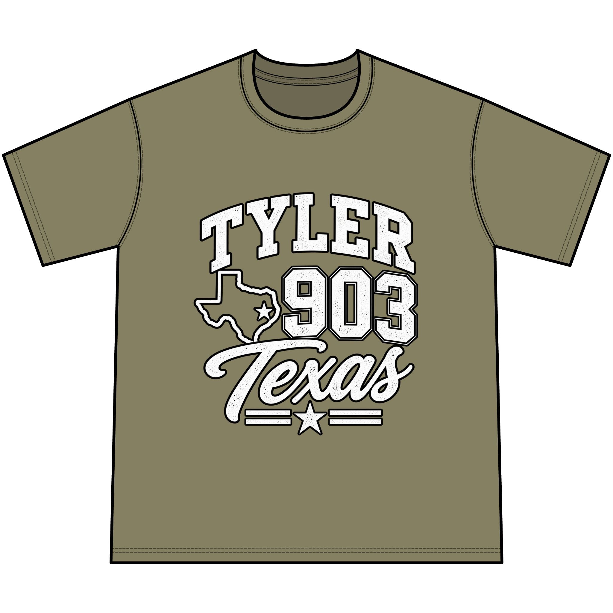 Tyler Texas 903 Mineral Washed T-Shirt