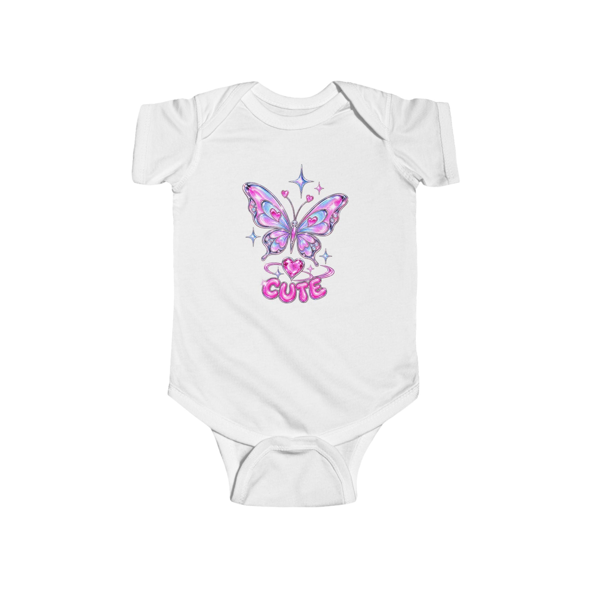 Cute Butterfly Jersey Bodysuit