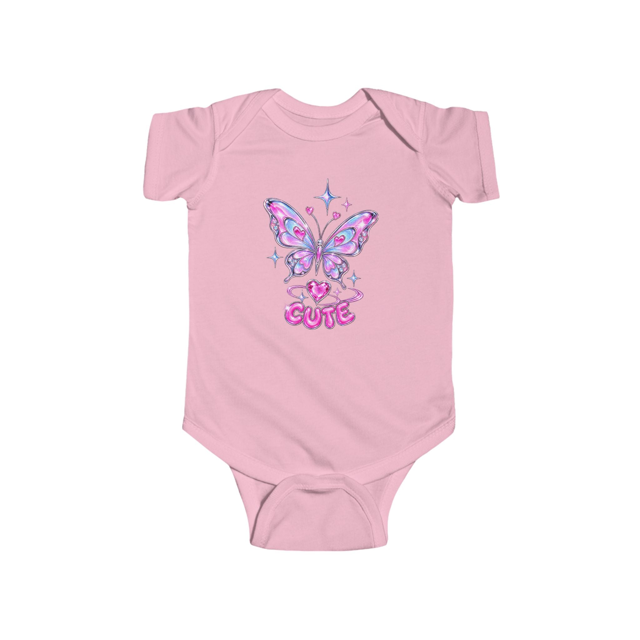 Cute Butterfly Jersey Bodysuit