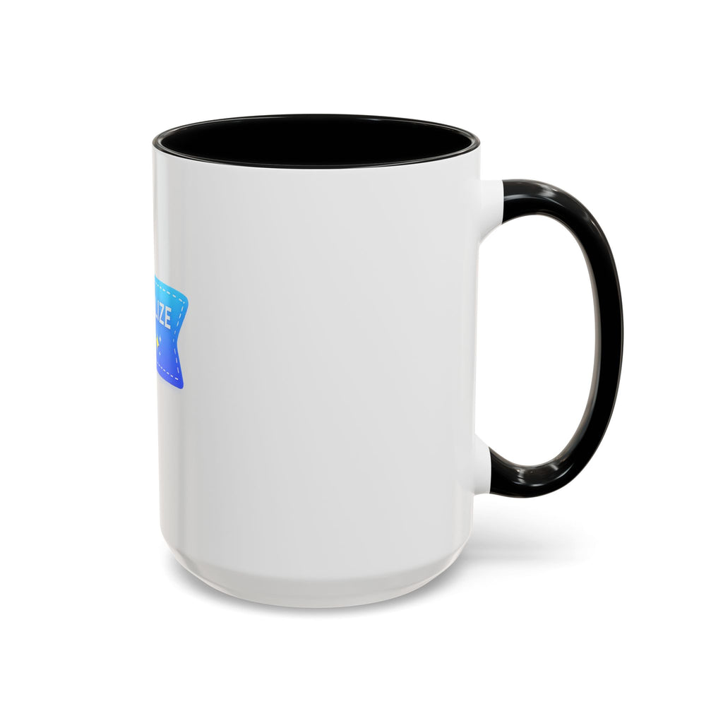 Personalized Accent Coffee Mug — Customizable 11/15oz Gift Mug