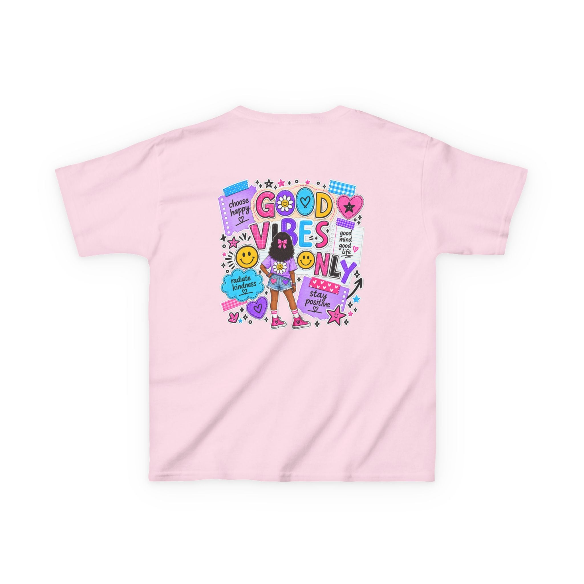Good Vibes Only Heavy Cotton Kids T-Shirt