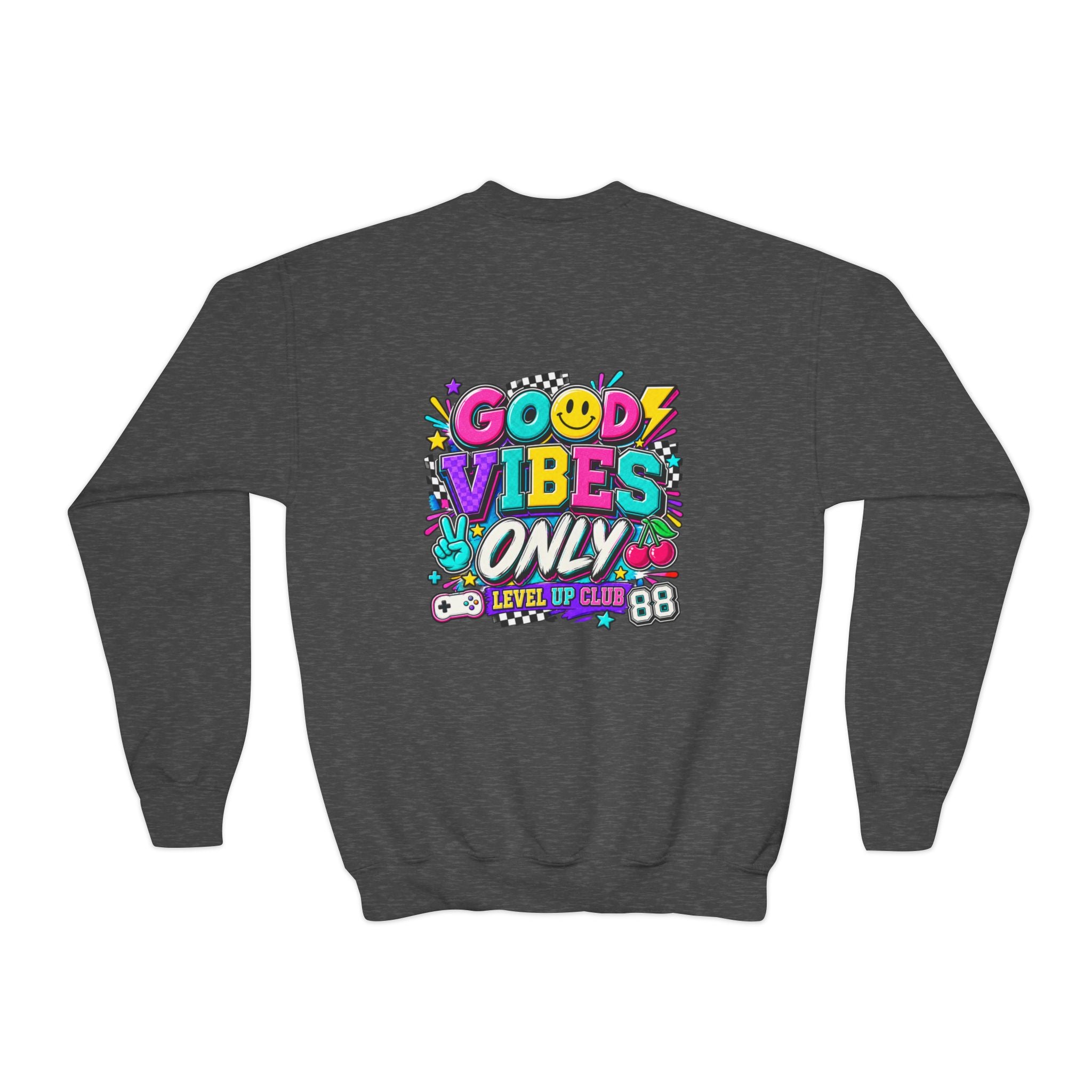 Good Vibes Youth Crewneck Sweatshirt