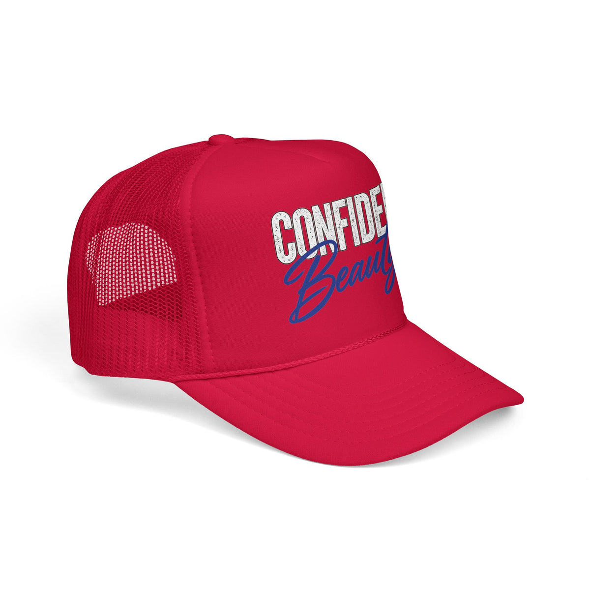 Confident Beauty Foam Trucker Mesh Cap