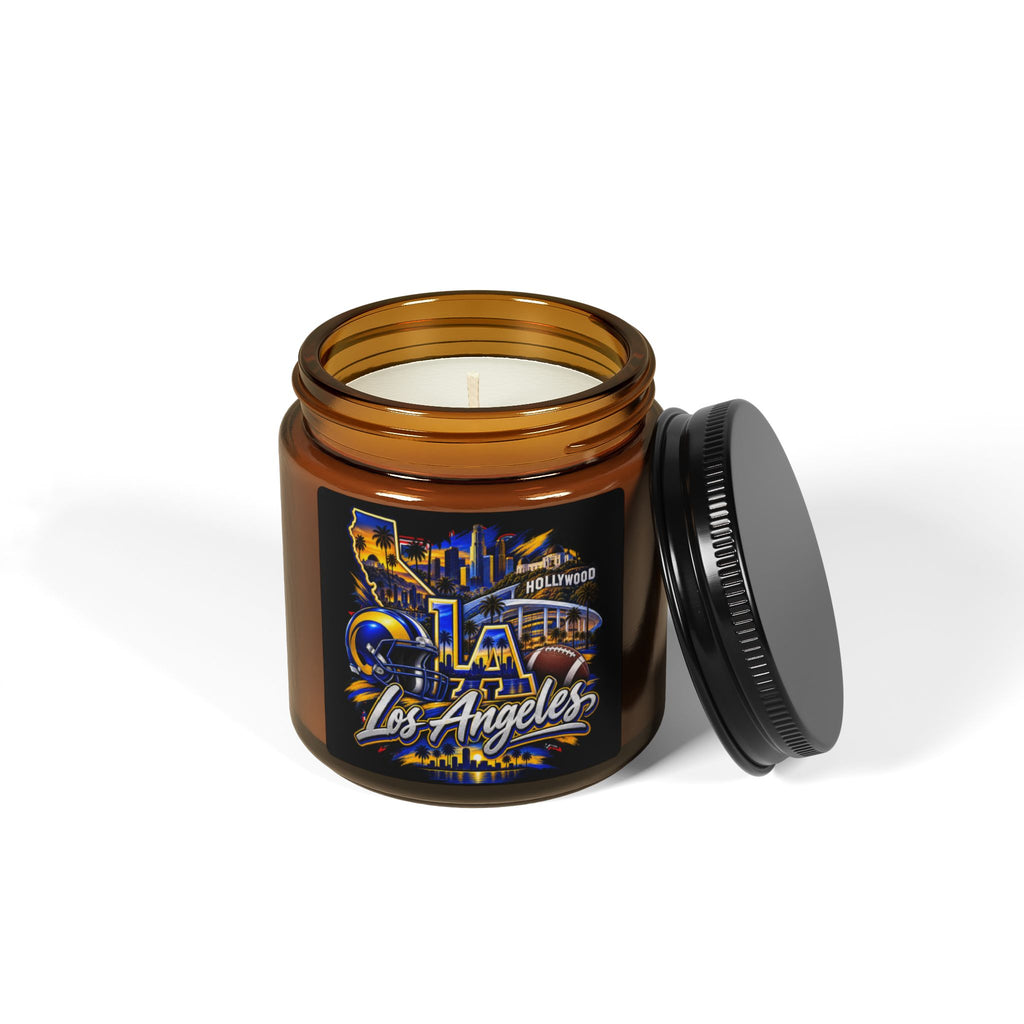 Los Angeles Football Soy Candle (4oz, Amber Jar)