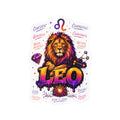 Leo Zodiac Kiss-Cut Vinyl Decals