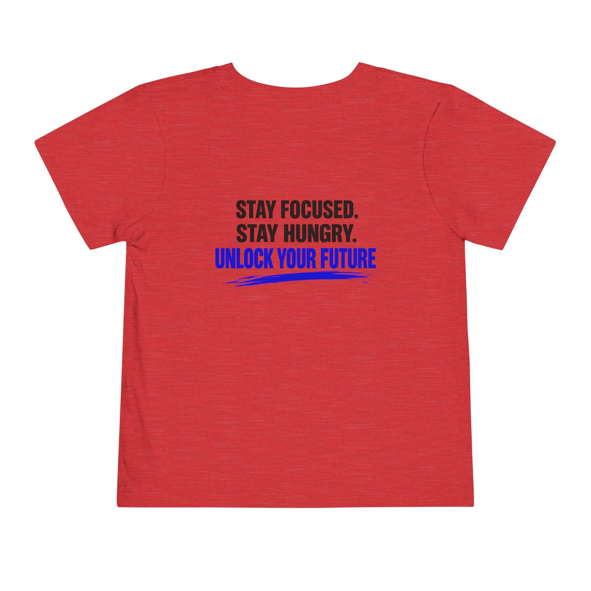 Hustle Always Hits – Toddler Motivational Football T-Shirt