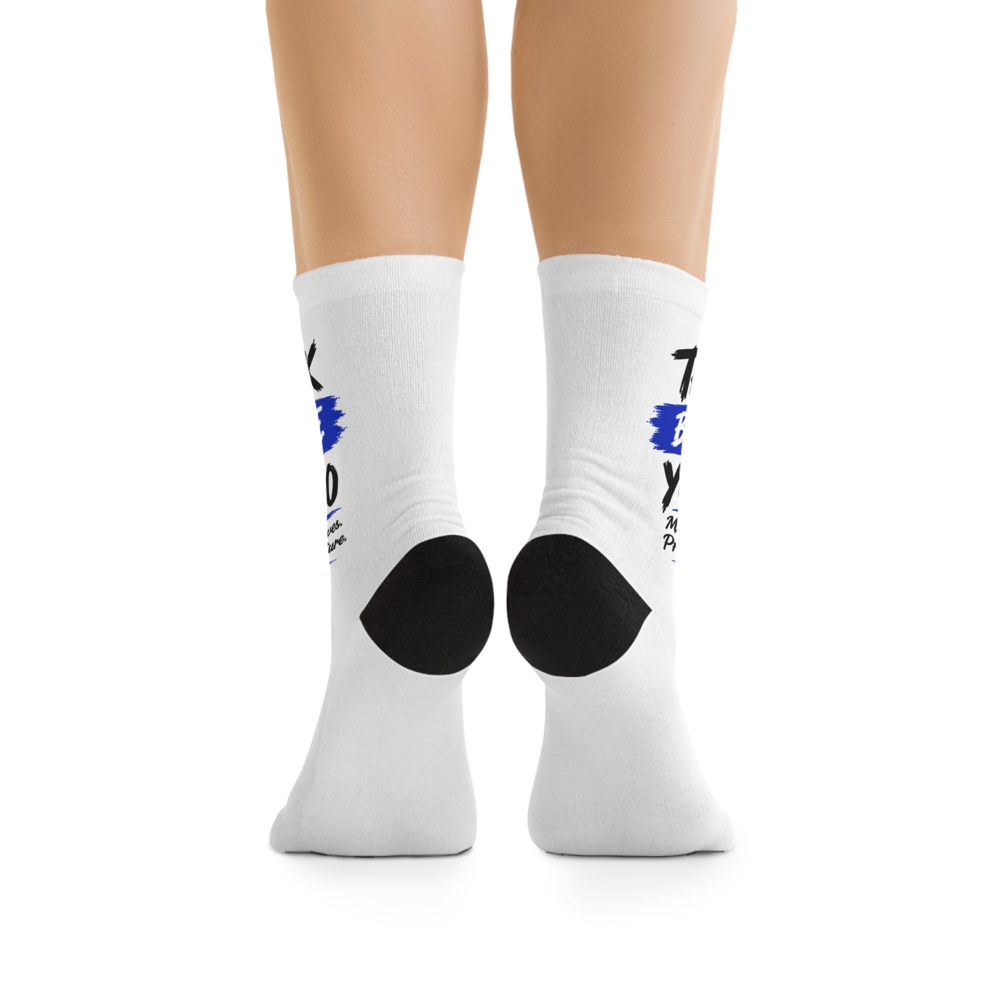 Think Before You Do Poly Socks