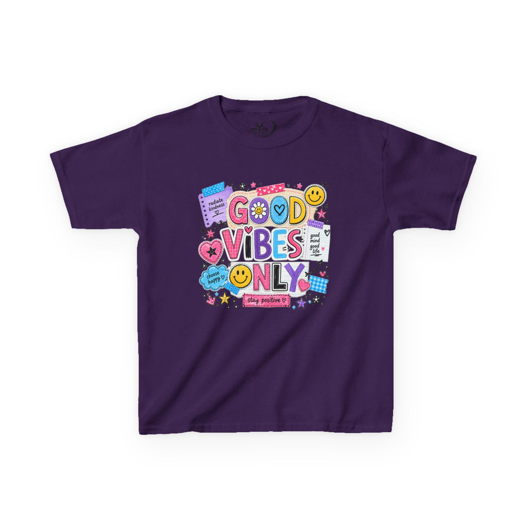 Good Vibes Only Heavy Cotton Kids T-Shirt