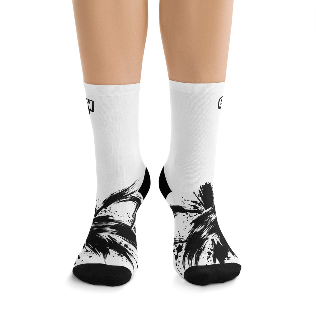Grind Now Shine Later Paint Brush Unisex Crew Socks