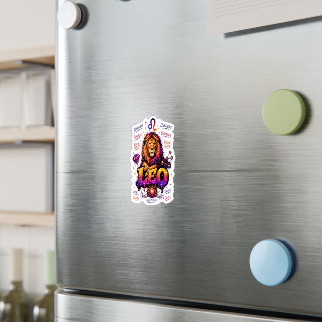 Leo Zodiac Kiss-Cut Vinyl Decals