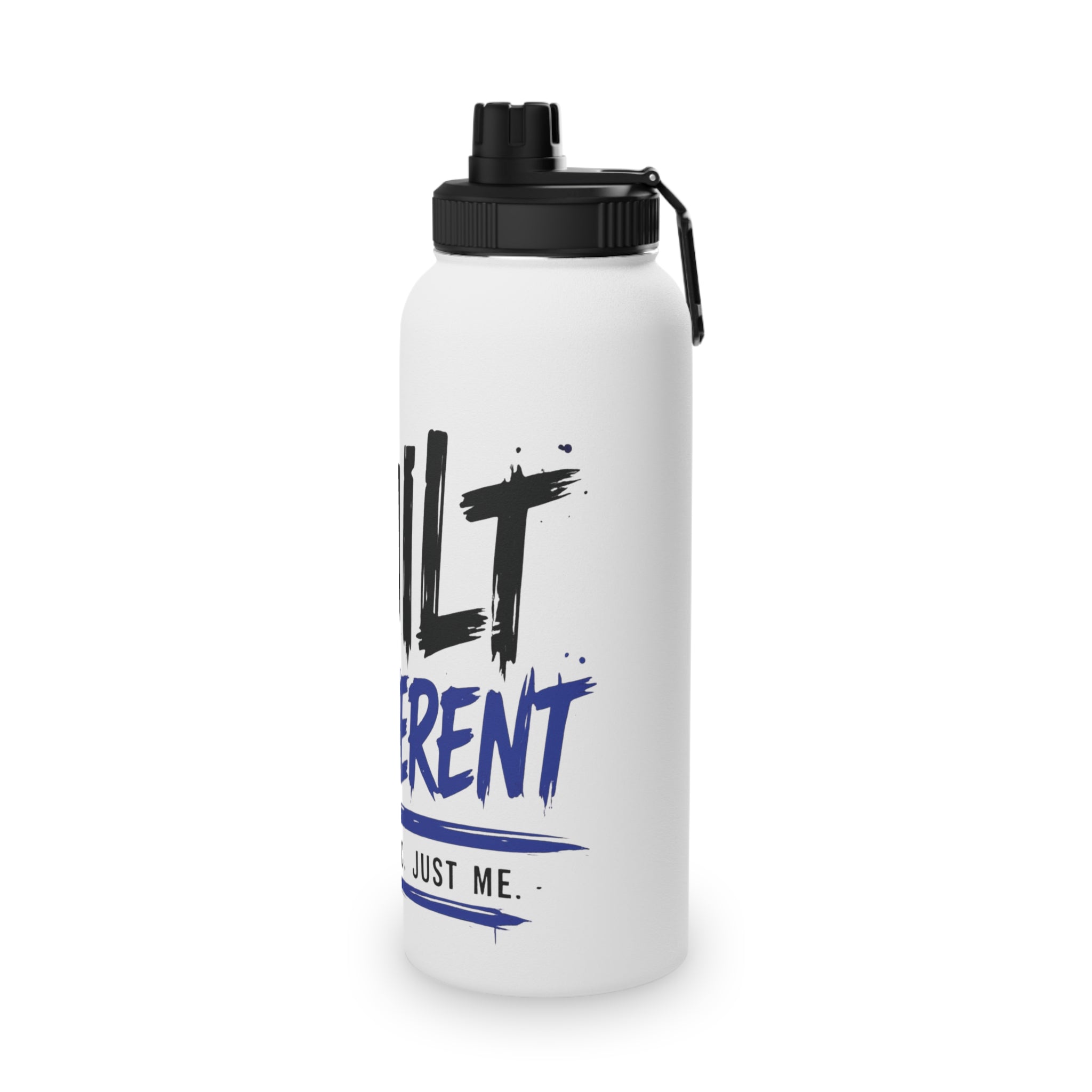 Built Different Stainless Steel Water Bottle, Sports Lid